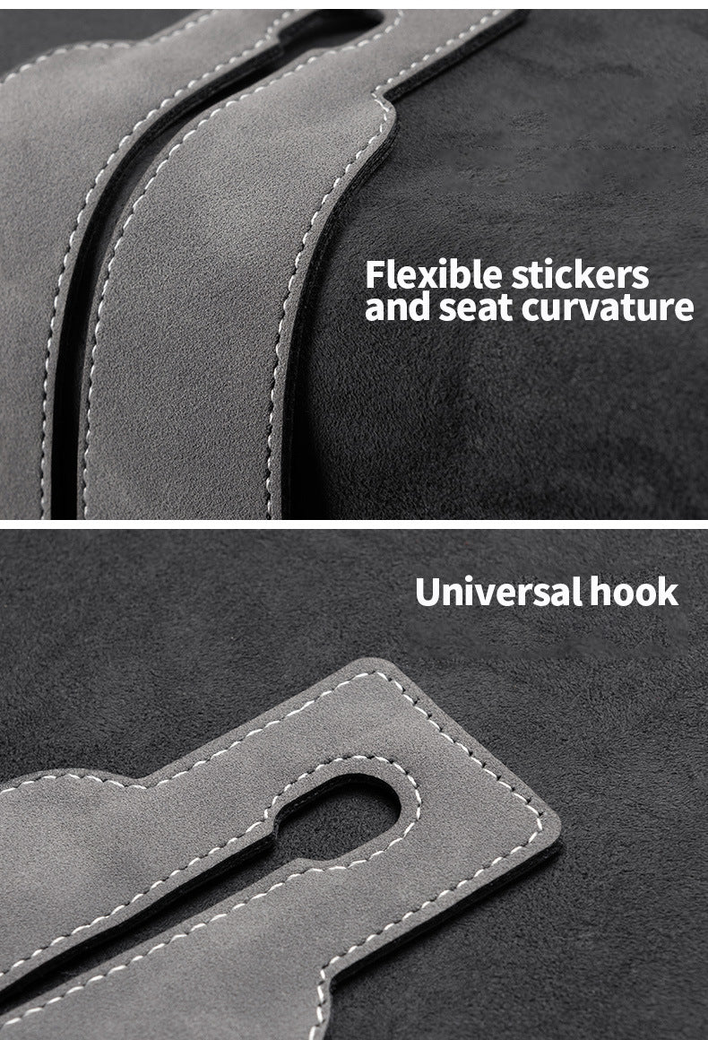 Car hook car seat back storage small hook rear seat headrest multifunctional bracket metal head hook