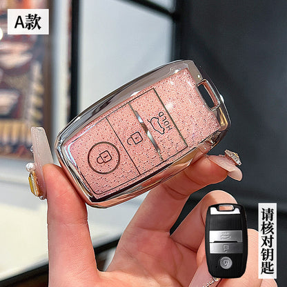 Suitable for Kia k3 Key Set Zhipao k5 Pride kx3k4KX5 Yipao Kaiku Pride Race Tus Key Case Chain