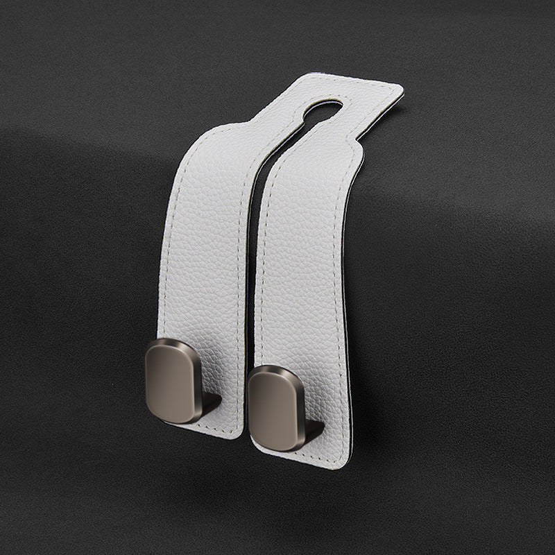Car hook car seat back storage small hook rear seat headrest multifunctional bracket metal head hook