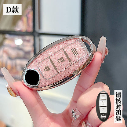 Suitable for Nissan Sylphy Key Set Classic 14 Generation Shell Teana Qashqai Qijun Tiida Jinke Loulan Car Buckle