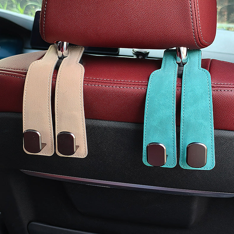Car hook car seat back storage small hook rear seat headrest multifunctional bracket metal head hook