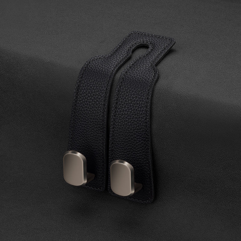 Car hook car seat back storage small hook rear seat headrest multifunctional bracket metal head hook
