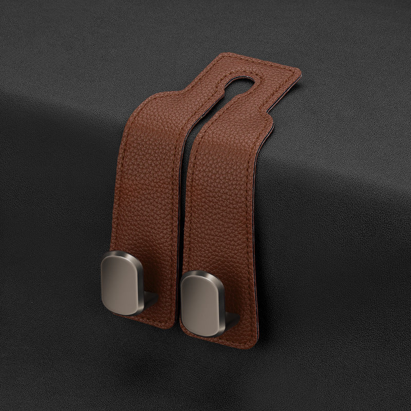 Car hook car seat back storage small hook rear seat headrest multifunctional bracket metal head hook