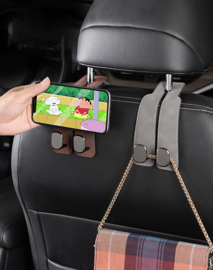 Car hook car seat back storage small hook rear seat headrest multifunctional bracket metal head hook
