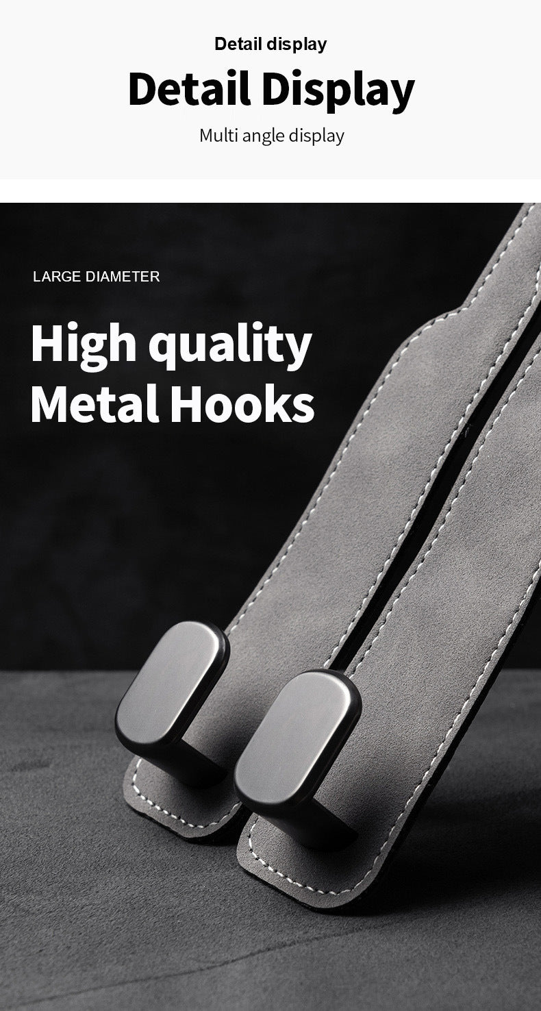 Car hook car seat back storage small hook rear seat headrest multifunctional bracket metal head hook