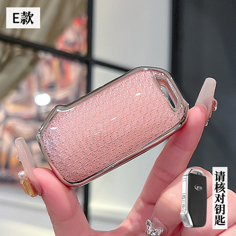 Suitable for Kia k3 Key Set Zhipao k5 Pride kx3k4KX5 Yipao Kaiku Pride Race Tus Key Case Chain