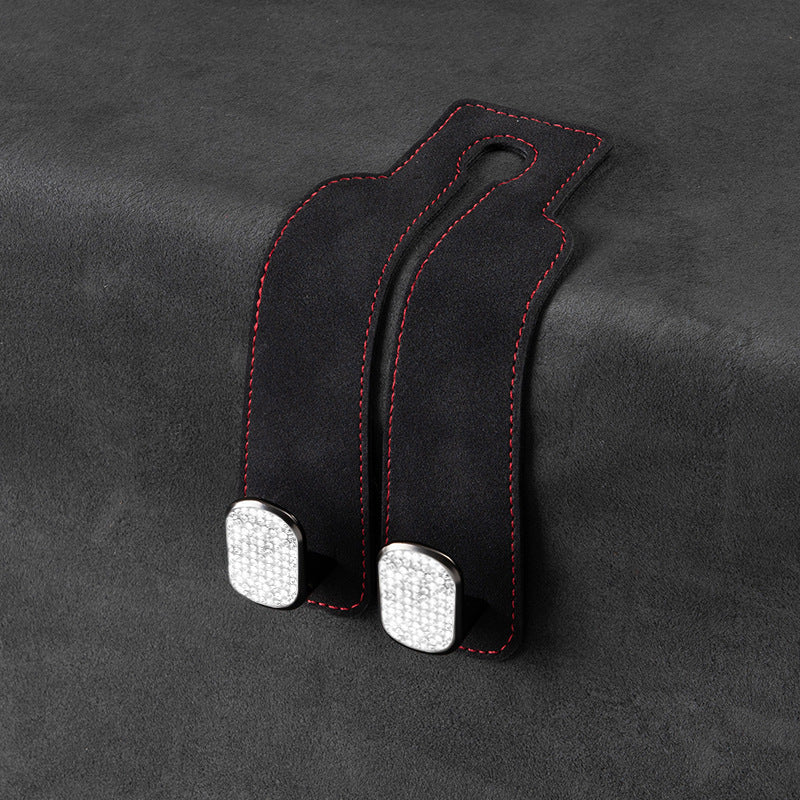 Car hook car seat back storage small hook rear seat headrest multifunctional bracket metal head hook