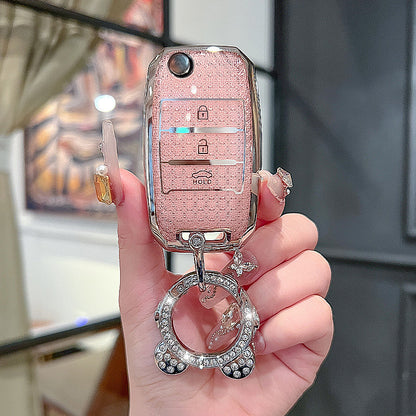 Suitable for Kia k3 Key Set Zhipao k5 Pride kx3k4KX5 Yipao Kaiku Pride Race Tus Key Case Chain