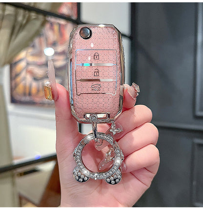 Suitable for Kia k3 Key Set Zhipao k5 Pride kx3k4KX5 Yipao Kaiku Pride Race Tus Key Case Chain